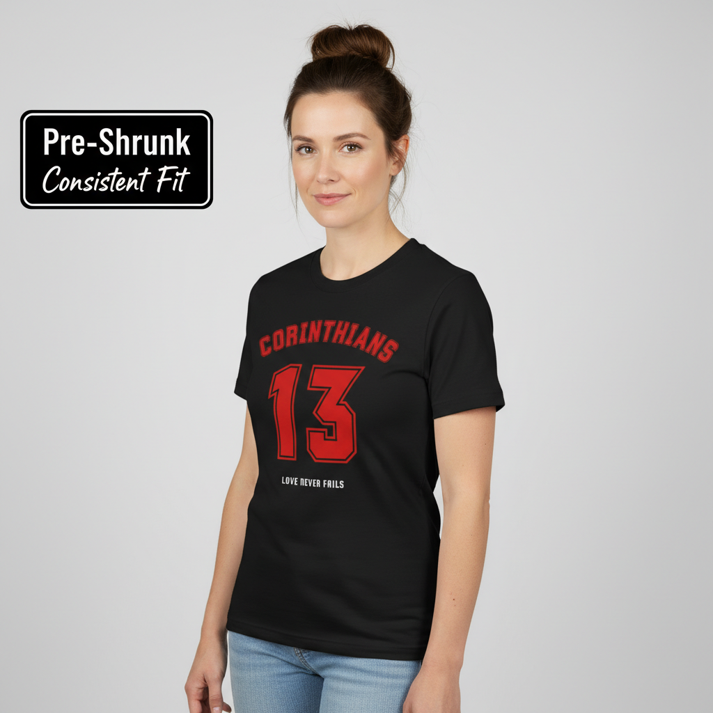 Corinthians 13 Love Never Fails T-Shirt__benefit