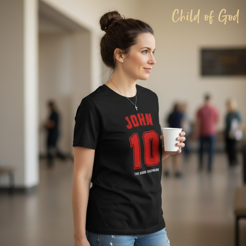 John 10 The Good Shepherd T-Shirt__lifestyle