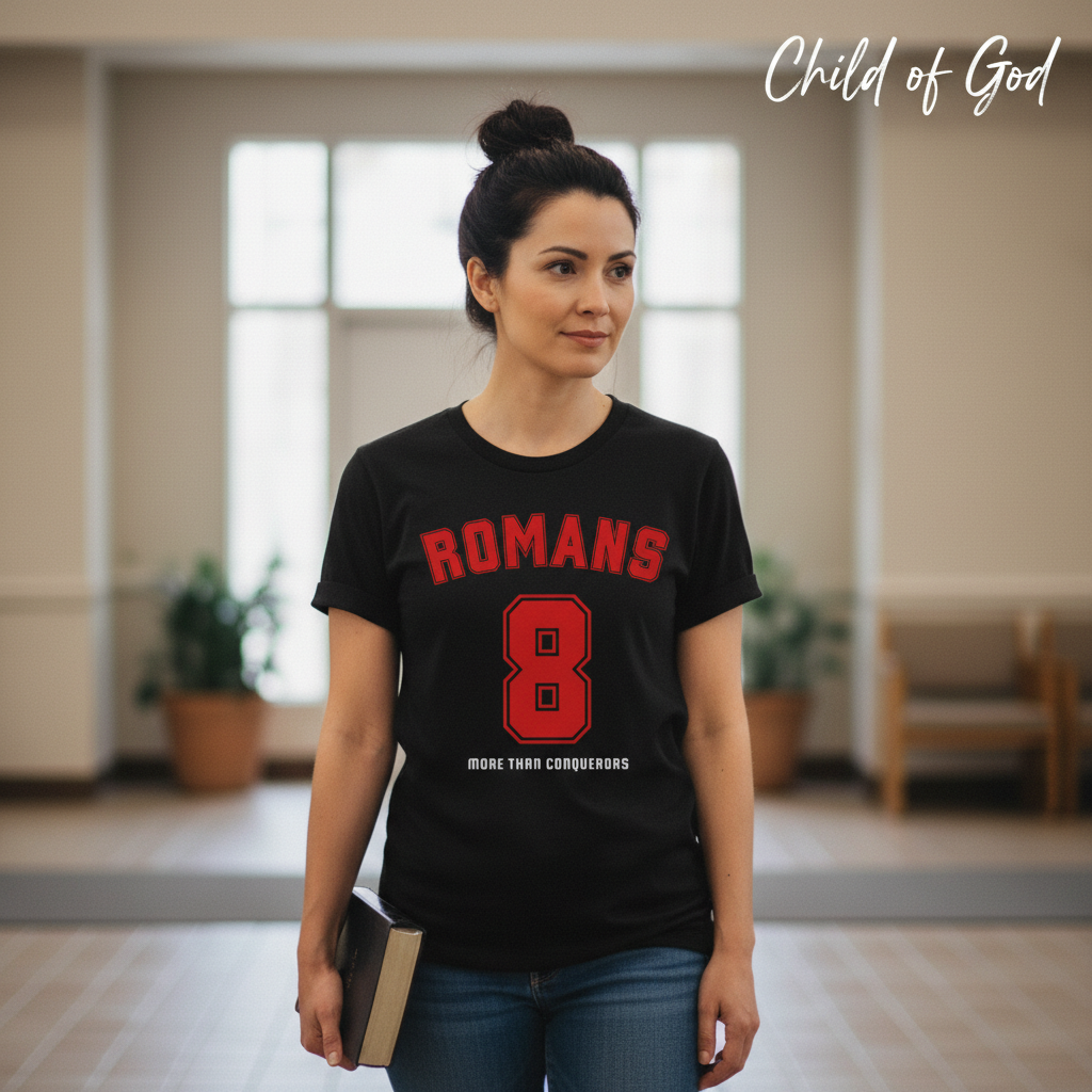 Romans 8 Victory T-Shirt__lifestyle