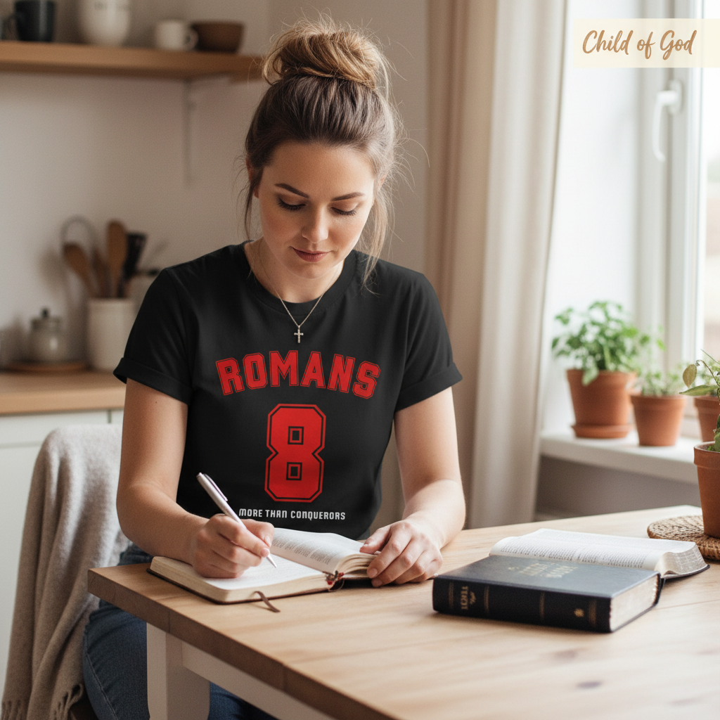 Romans 8 Victory T-Shirt__use