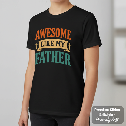 Awesome Like My Father T-Shirt__space