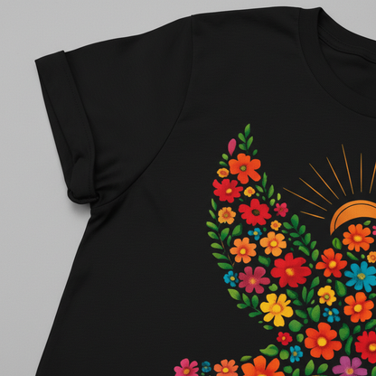 Floral Dove of Peace T-Shirt__detail