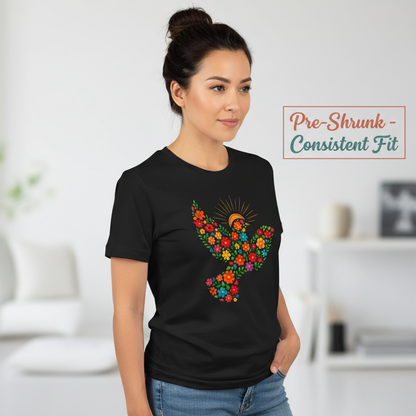 Floral Dove of Peace T-Shirt__benefit