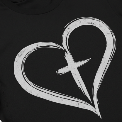Cross in Heart T-Shirt__detail