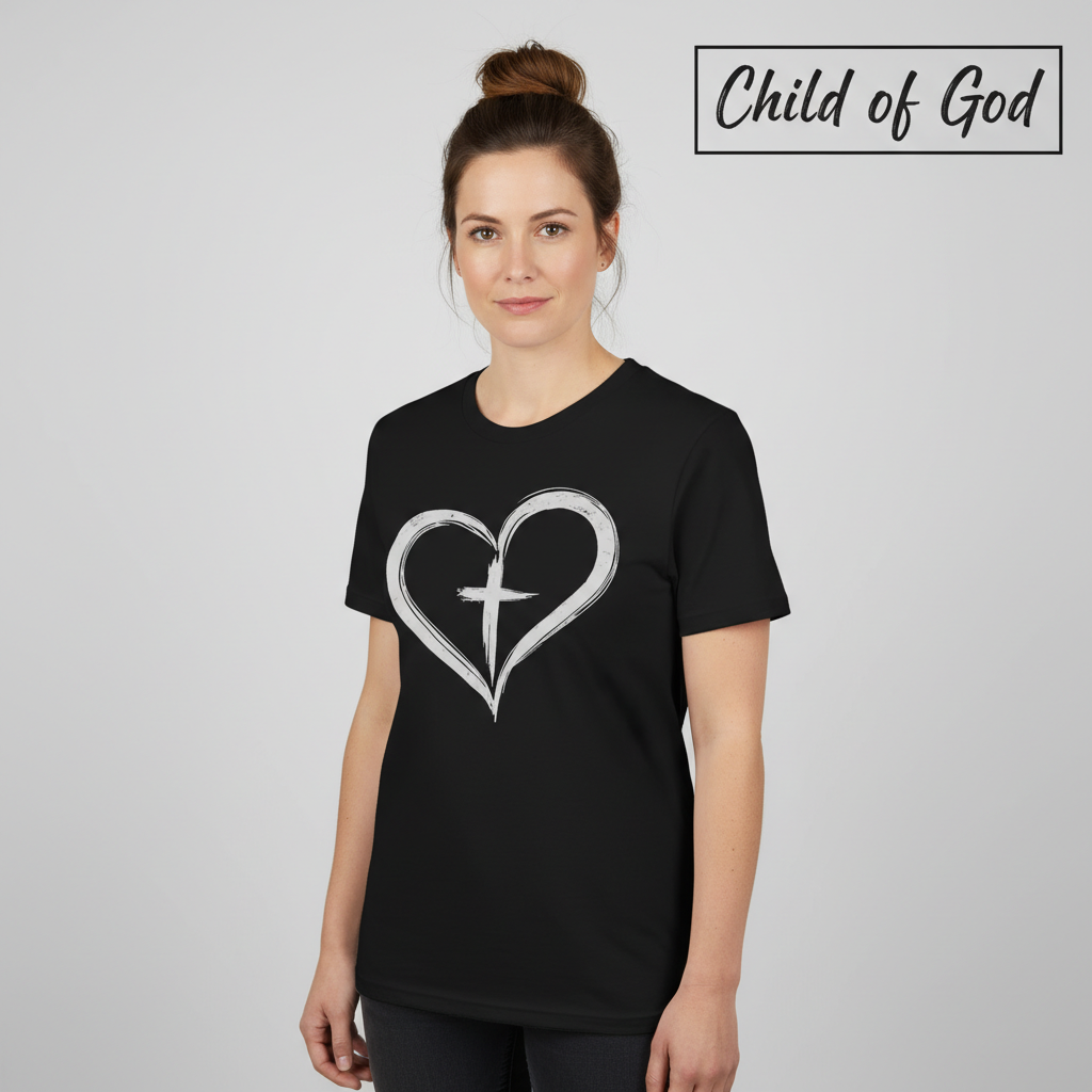 Cross in Heart T-Shirt__hero