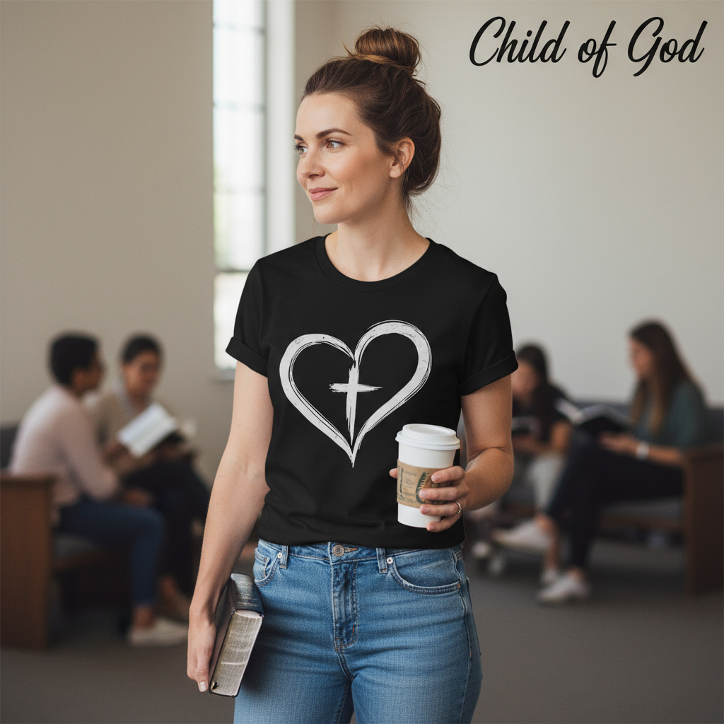 Cross in Heart T-Shirt__lifestyle