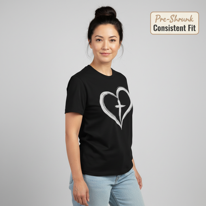 Cross in Heart T-Shirt__benefit