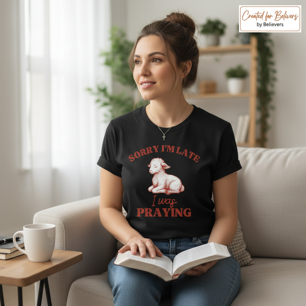 Sorry I'm Late I Was Praying T-Shirt__use
