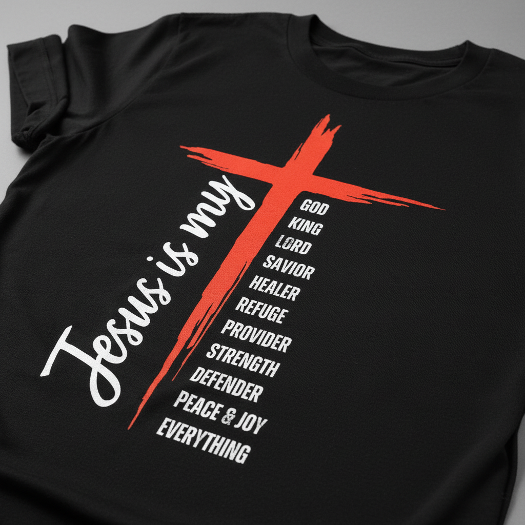 Jesus Is My Everything T-Shirt__detail