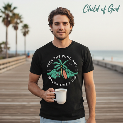 Even the Waves Obey T-Shirt__lifestyle