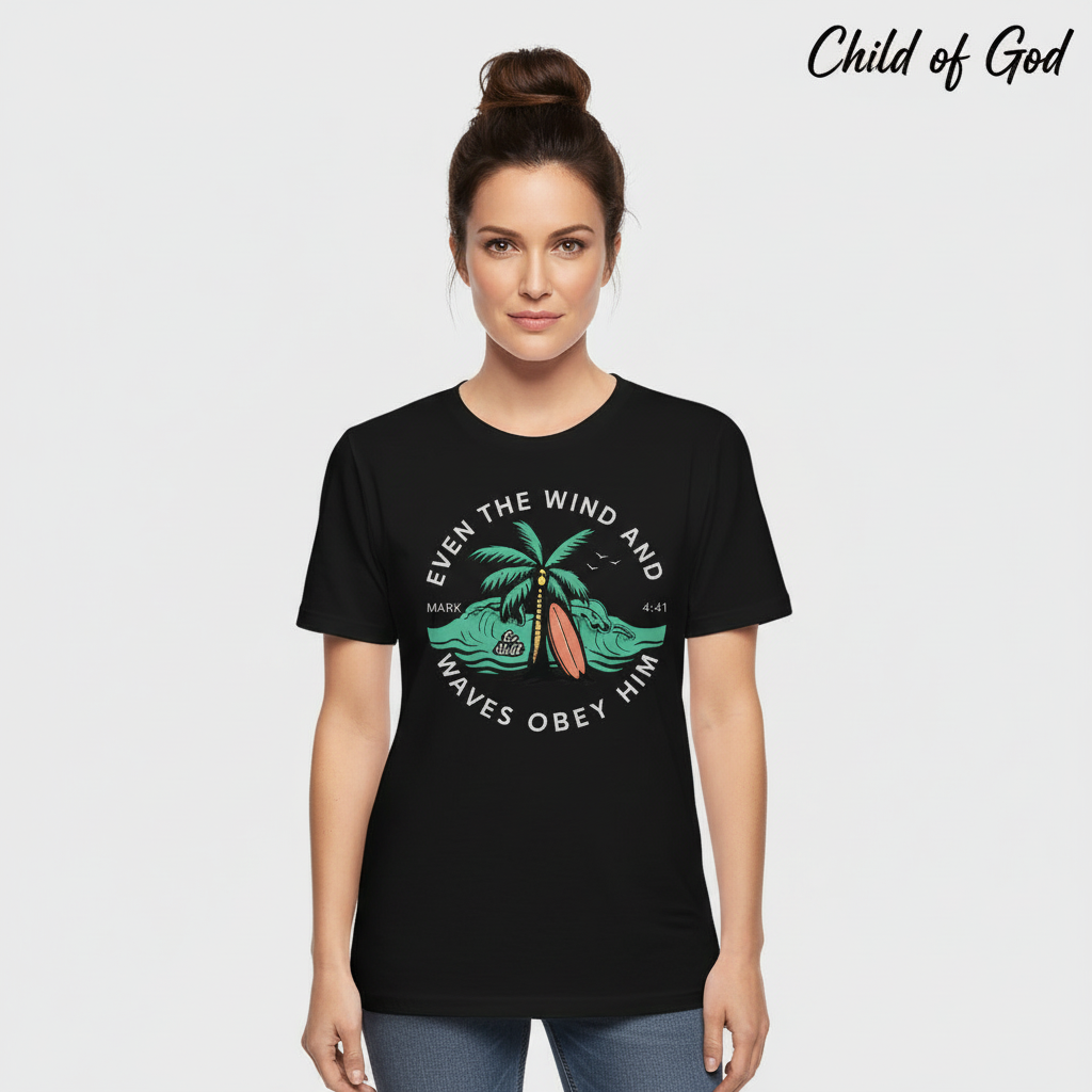 Even the Waves Obey T-Shirt__hero