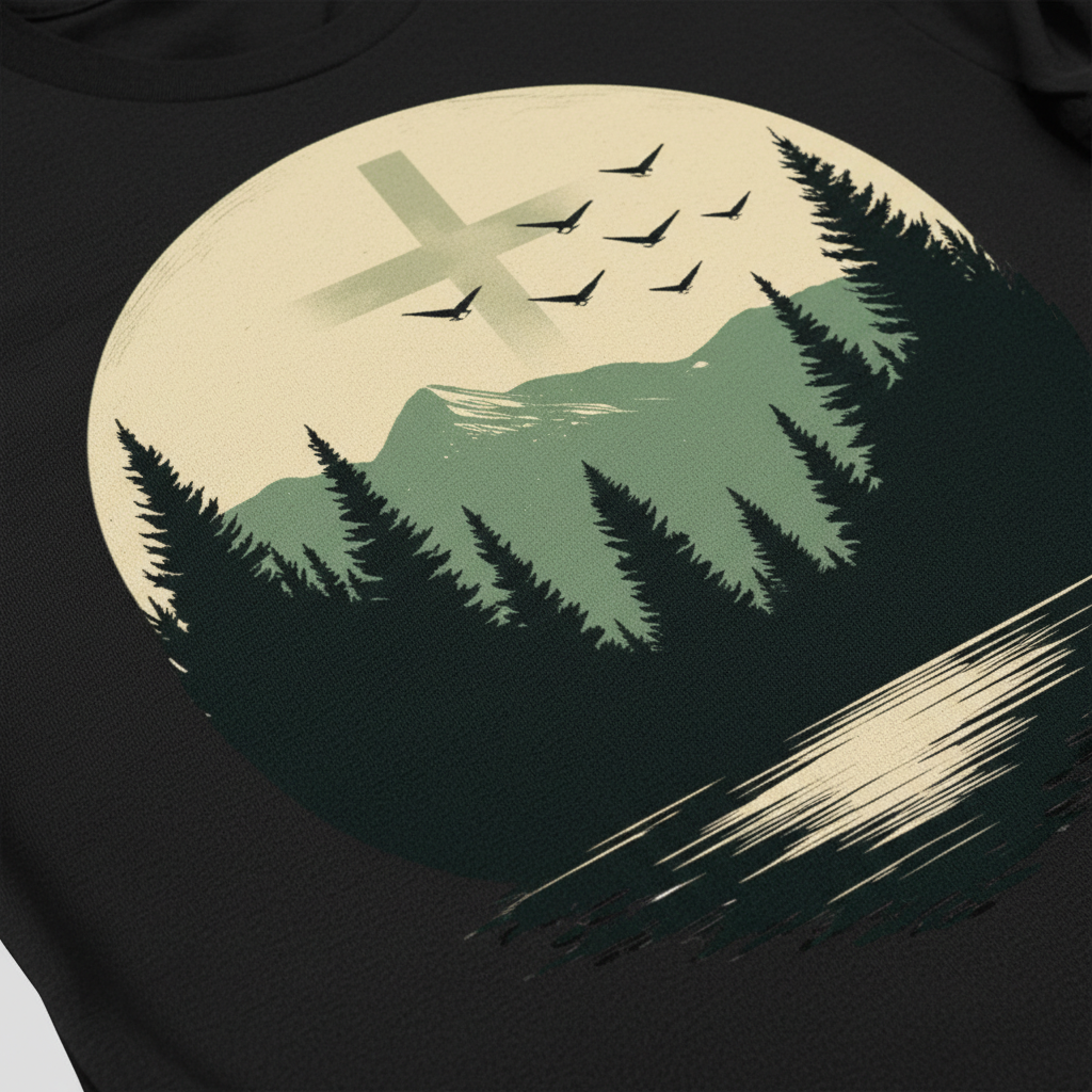 Wilderness Cross T-Shirt__detail