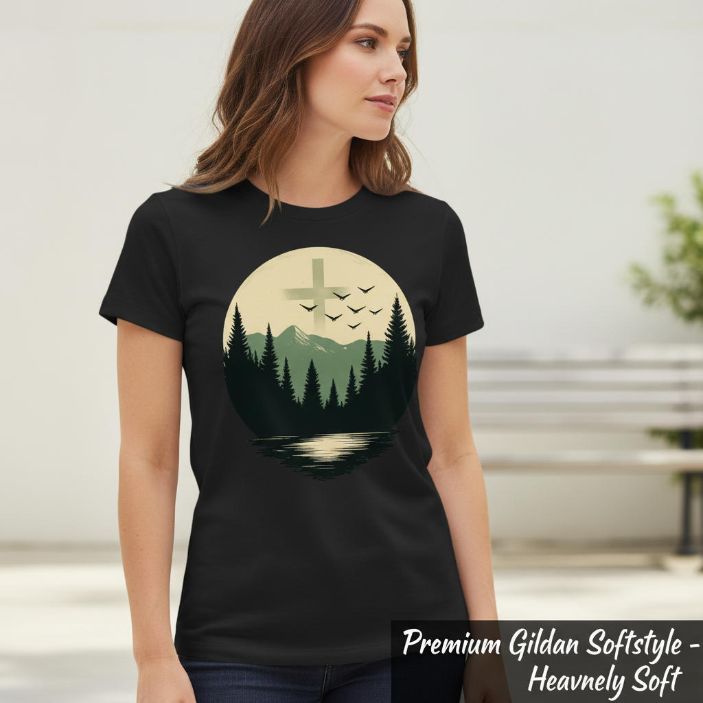 Wilderness Cross T-Shirt__space