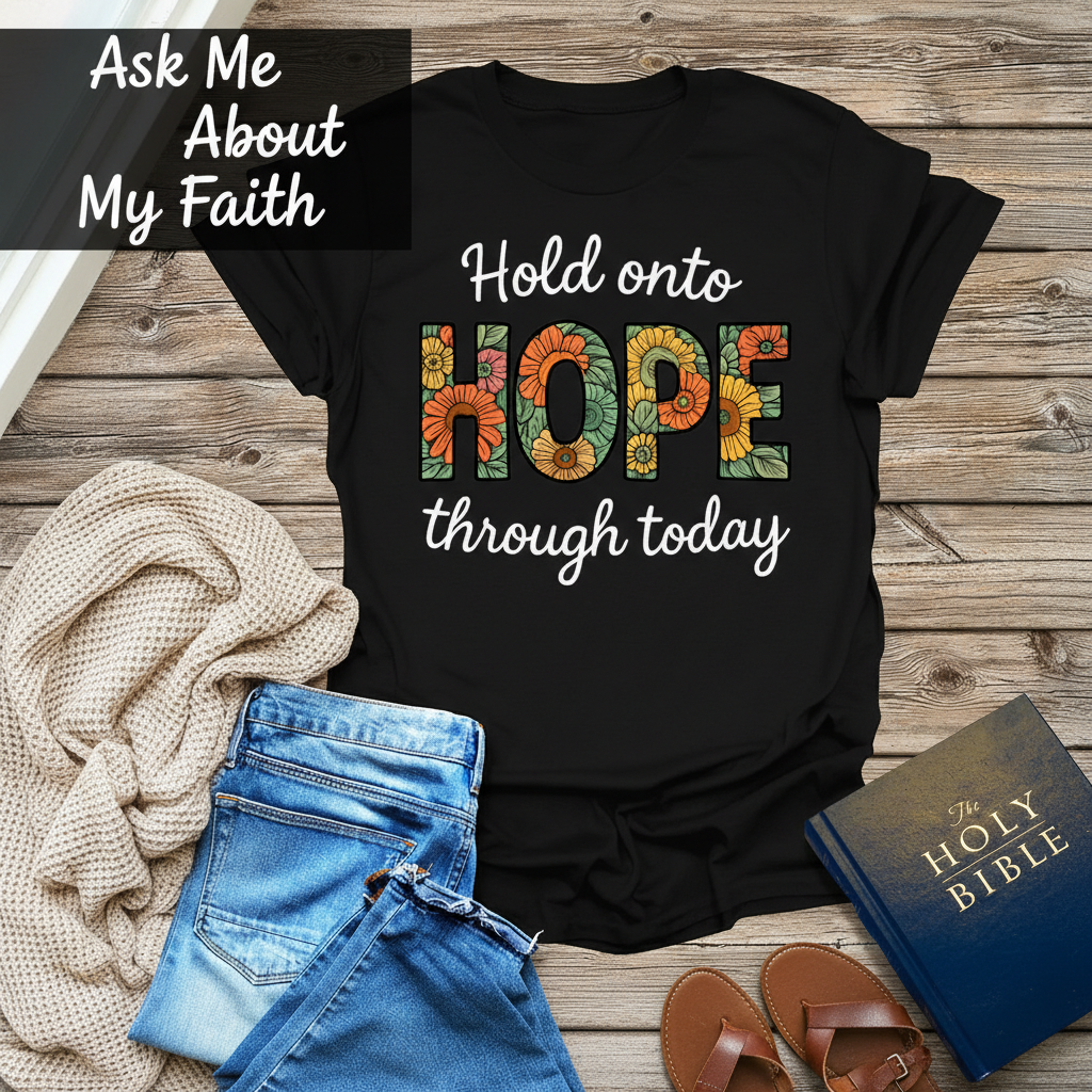 Hope Through Flowers T-Shirt__pair