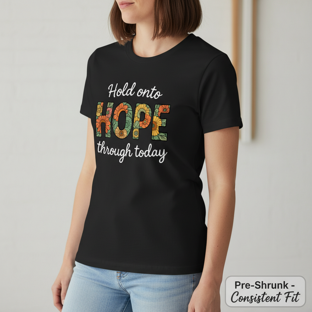 Hope Through Flowers T-Shirt__space