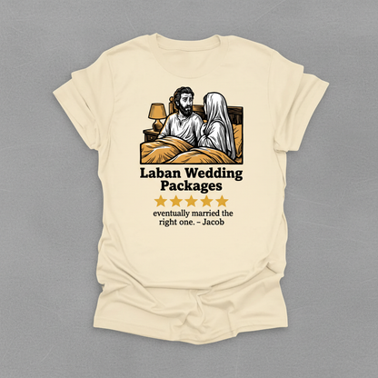 Laban Wedding Packages T-Shirt_triple_model