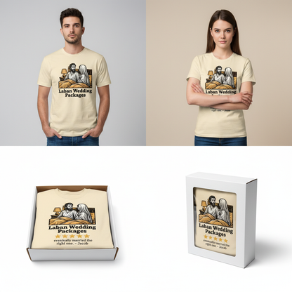 Laban Wedding Packages T-Shirt_dual_model_life