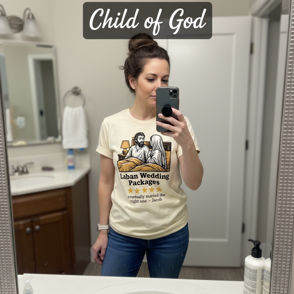 Laban Wedding Packages T-Shirt_mirror_selfie