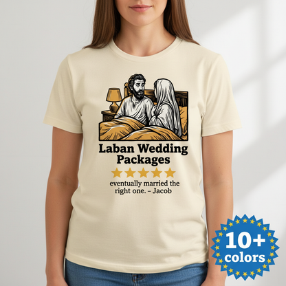Laban Wedding Packages T-Shirt_badge