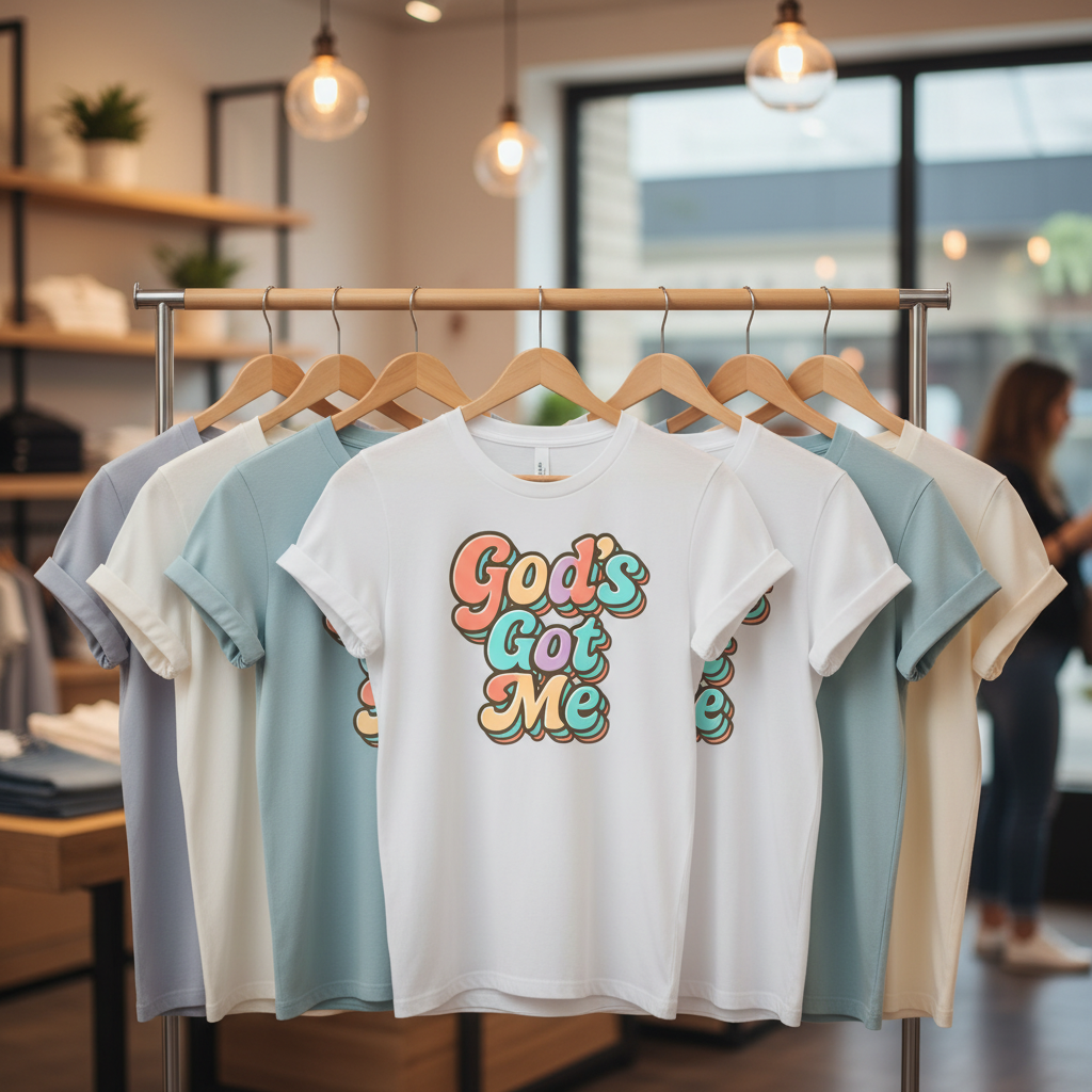 God's Got Me T-Shirt_boutique_rack