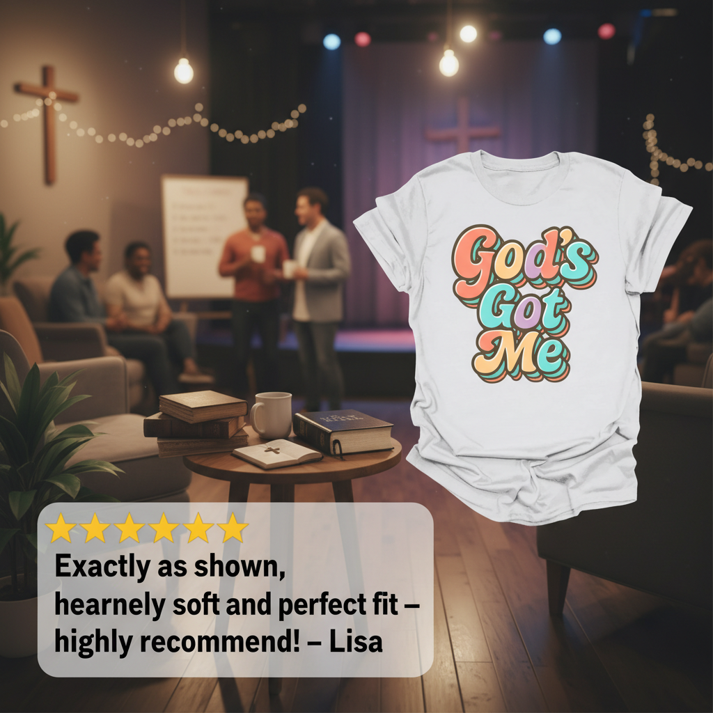 God's Got Me T-Shirt_review