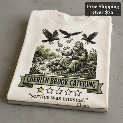 Cherith Brook Catering T-Shirt_stacked_flatlay