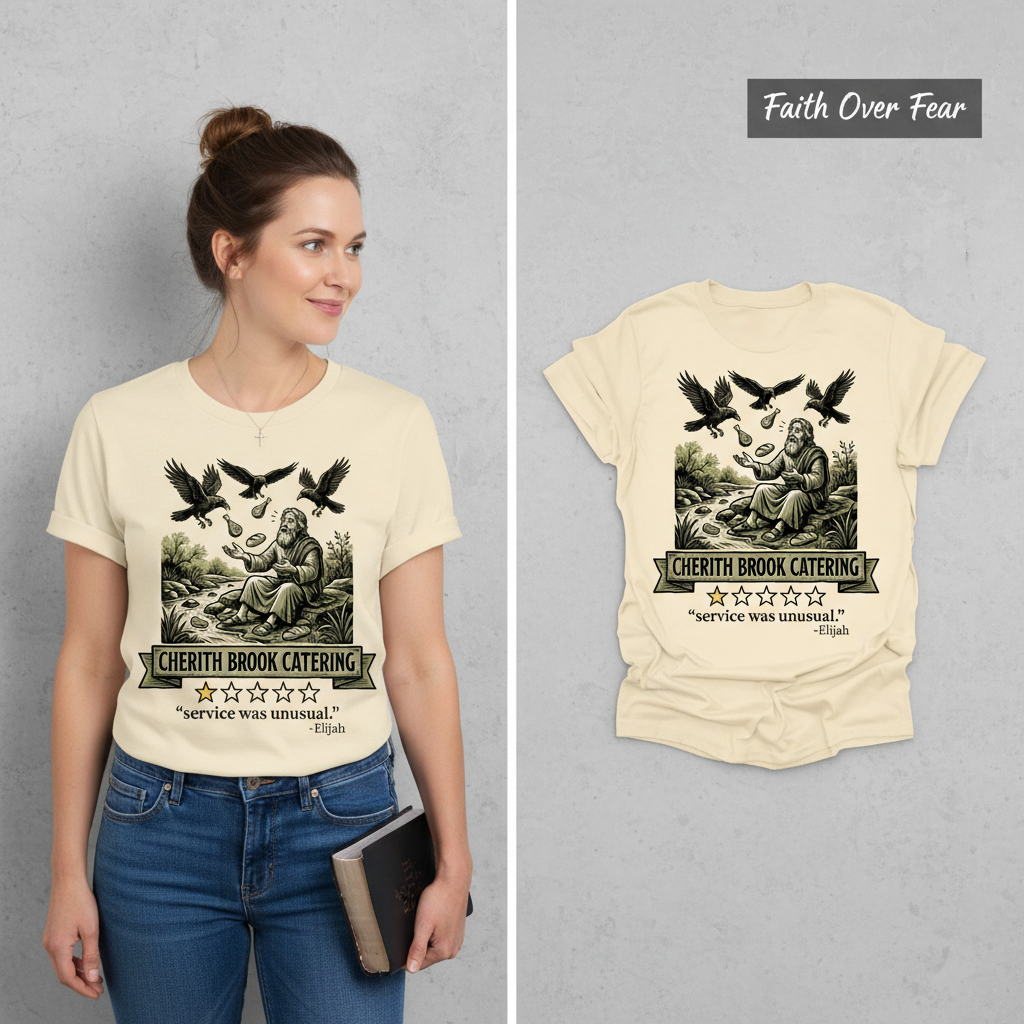 Cherith Brook Catering T-Shirt_model_flat