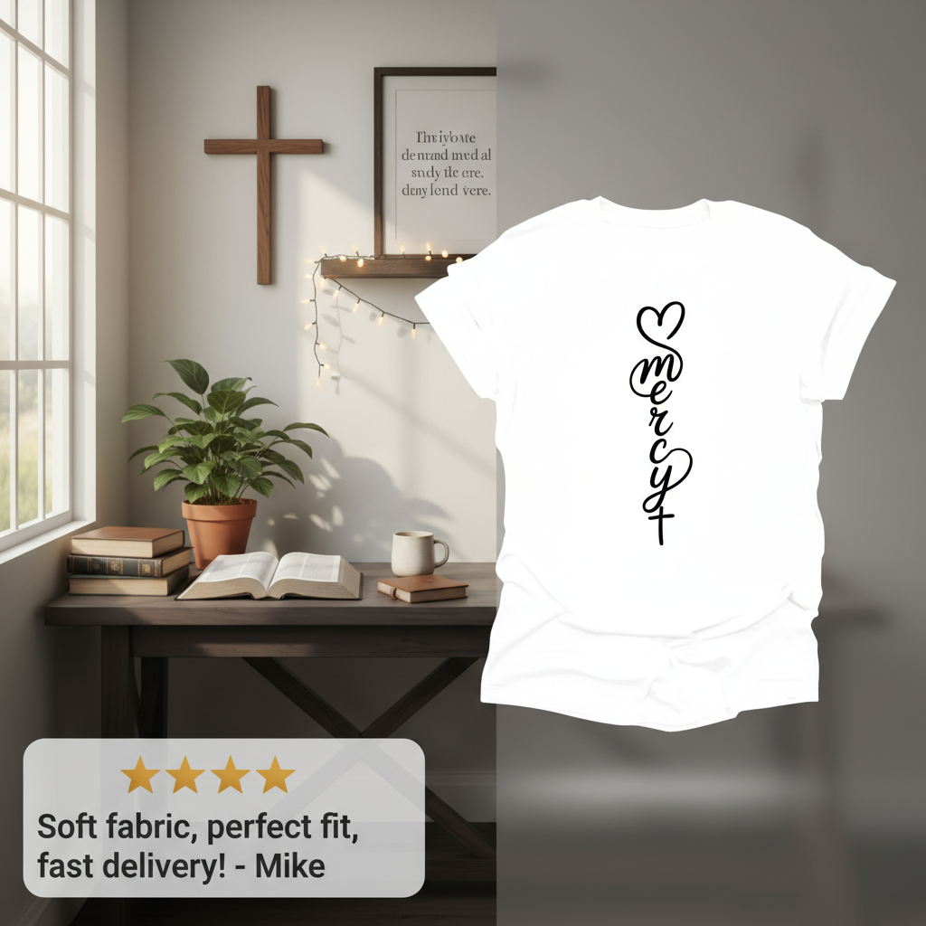 Saved by Mercy T-Shirt_review