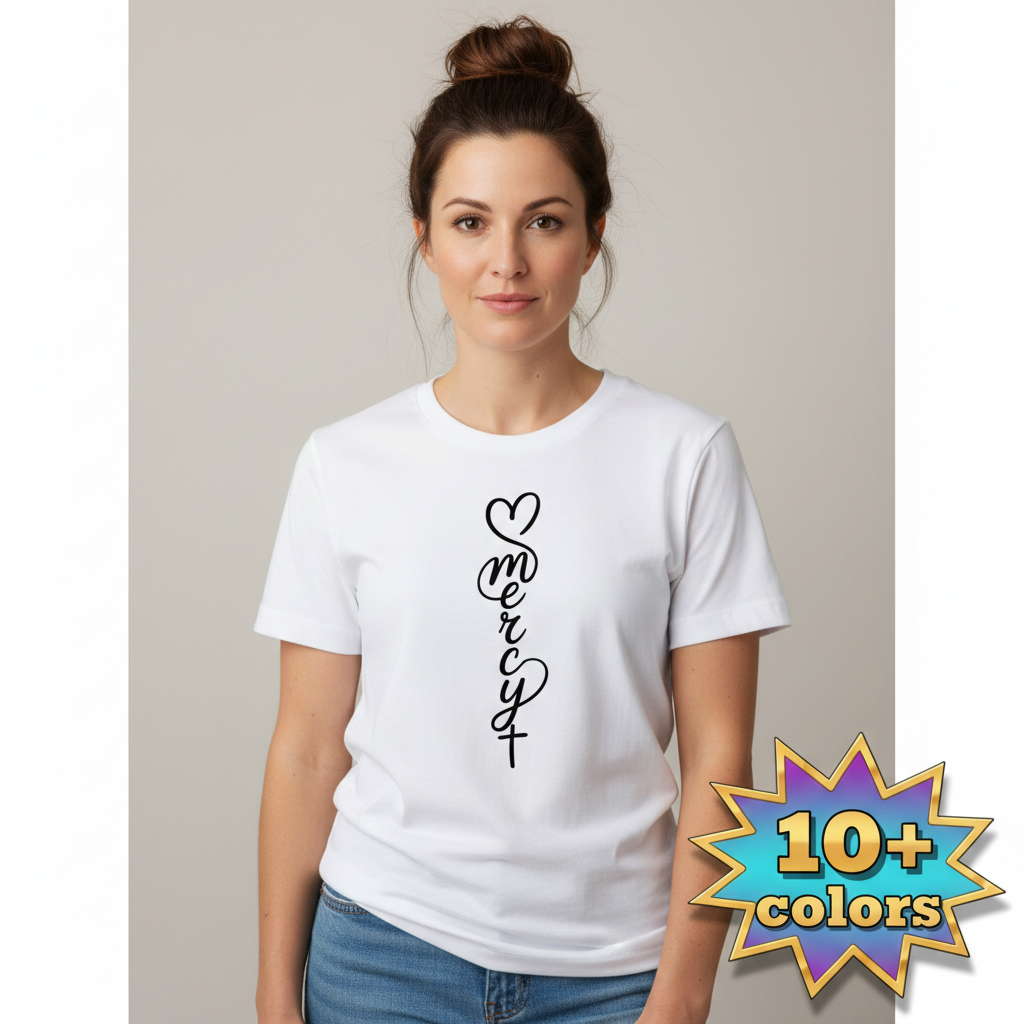 Saved by Mercy T-Shirt_badge
