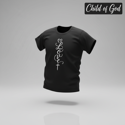Loved in Christ T-Shirt_3d_float