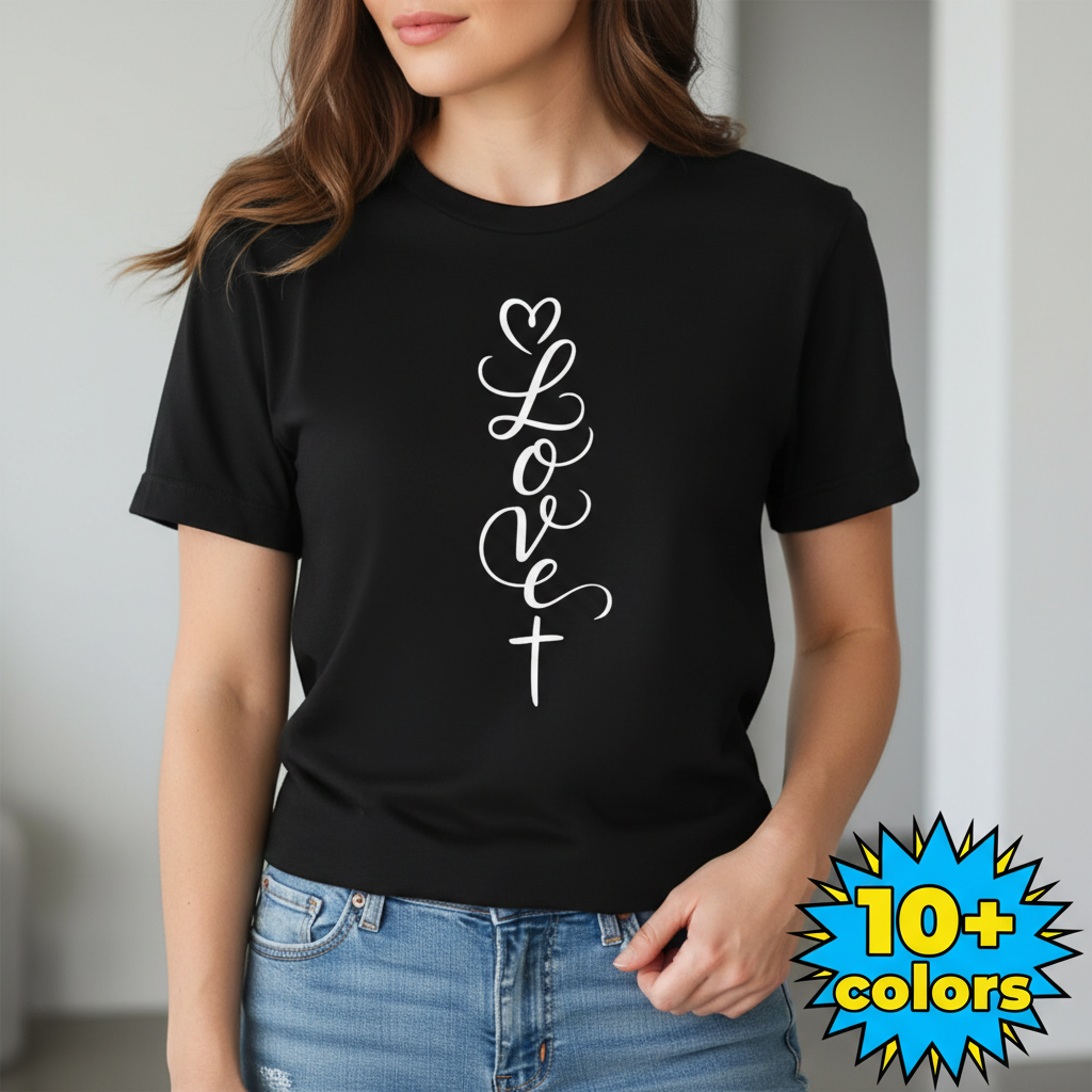 Loved in Christ T-Shirt_badge