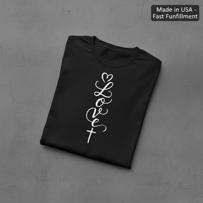 Loved in Christ T-Shirt_fold_tilt