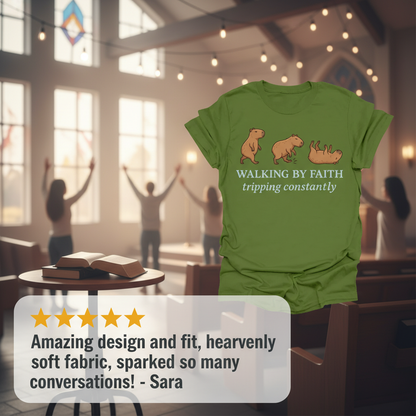 Walking by Faith T-Shirt_review