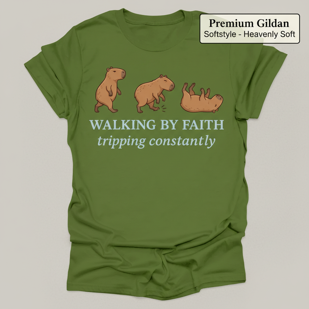Walking by Faith T-Shirt_clean