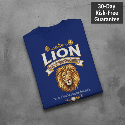 Lion of Judah Victory T-Shirt_fold_tilt