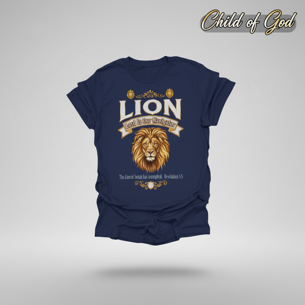 Lion of Judah Victory T-Shirt_3d_float