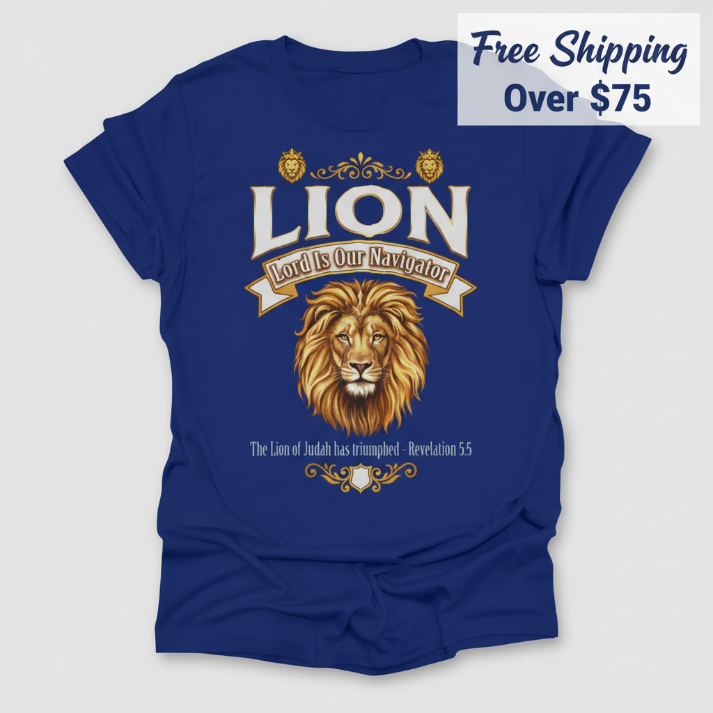 Lion of Judah Victory T-Shirt_clean