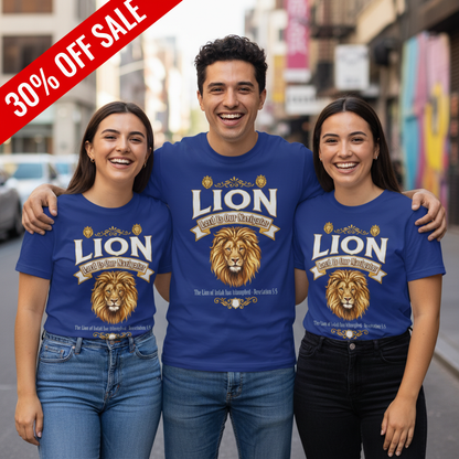 Lion of Judah Victory T-Shirt_triple_model