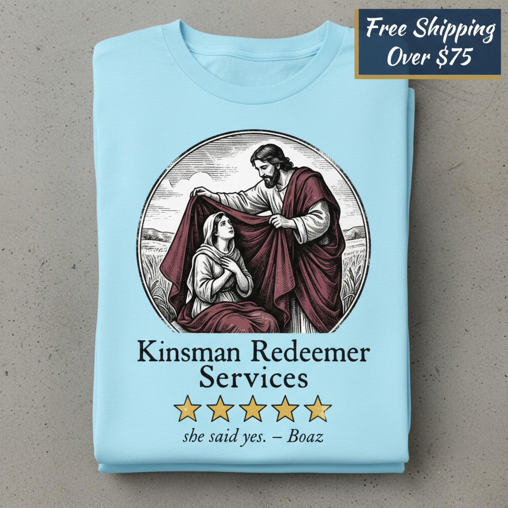 Kinsman Redeemer T-Shirt_stacked_flatlay