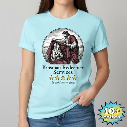 Kinsman Redeemer T-Shirt_badge