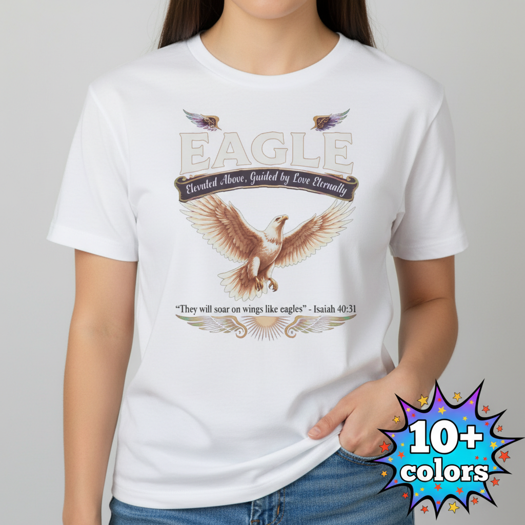 Soar Like Eagles T-Shirt_badge