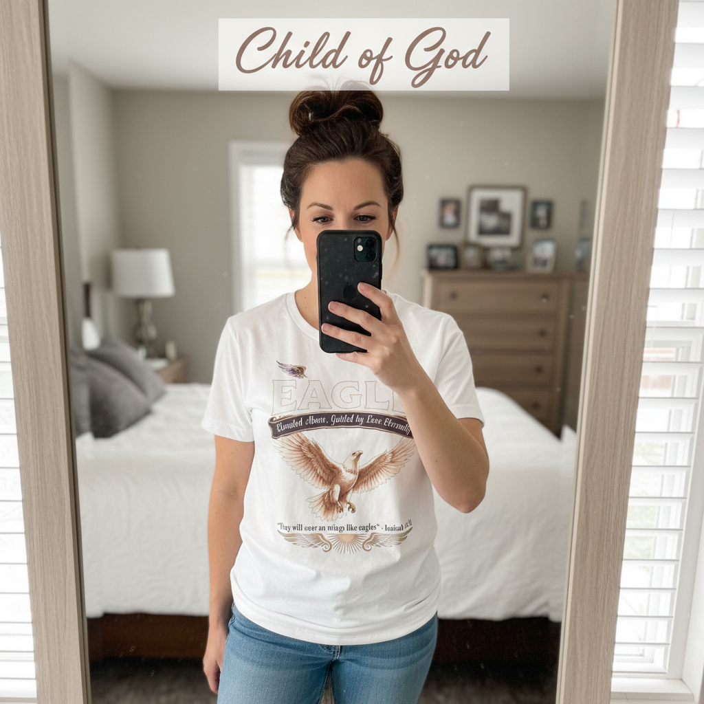 Soar Like Eagles T-Shirt_mirror_selfie