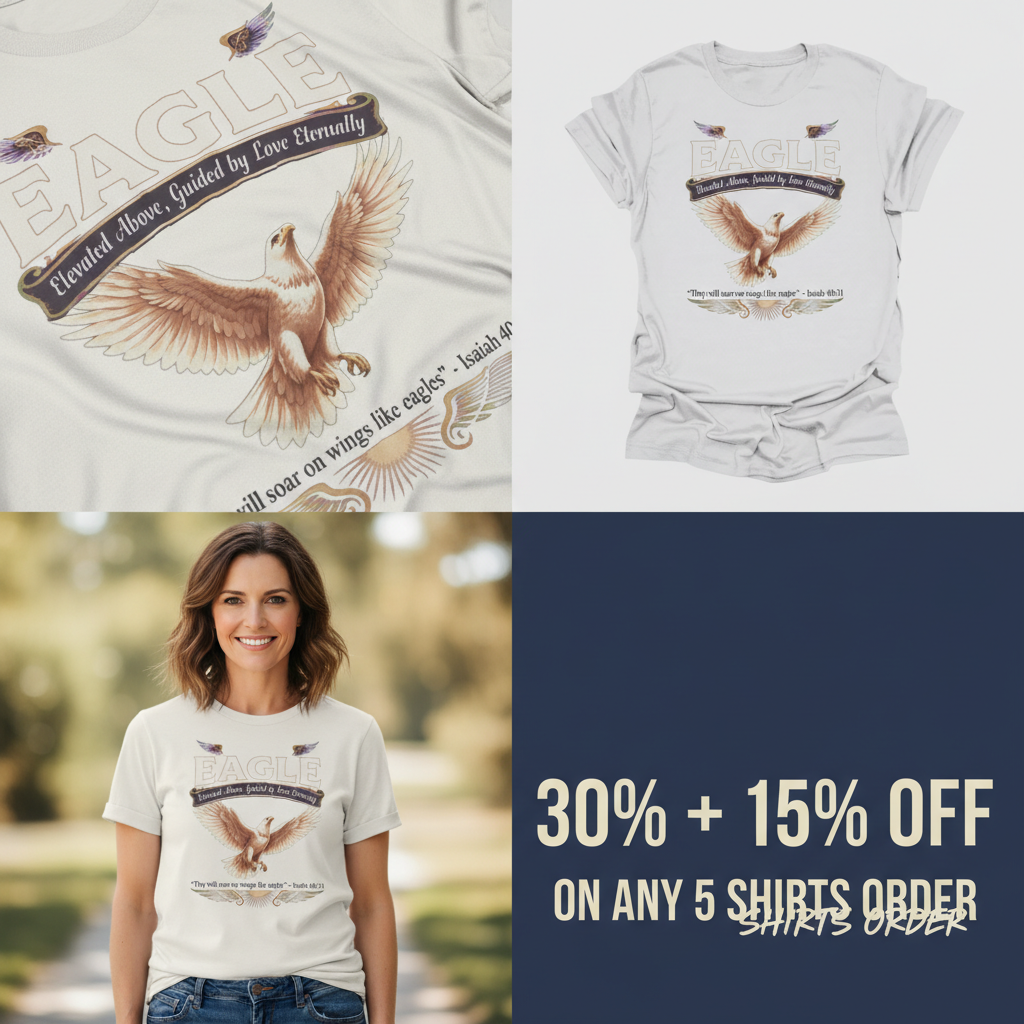 Soar Like Eagles T-Shirt_4_panel