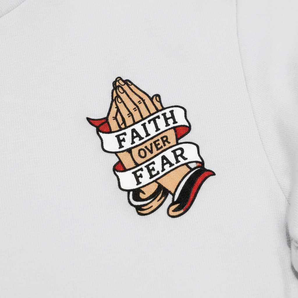 Faith Over Fear T-Shirt__detail