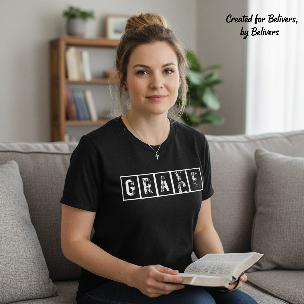 Grace Cross Blocks T-Shirt__use