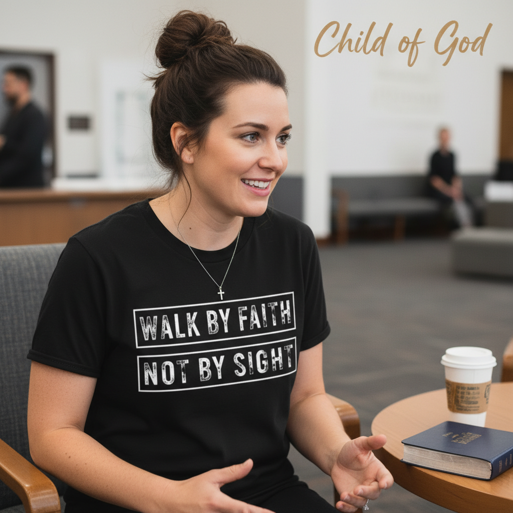 Walk By Faith Not By Night T-Shirt__use