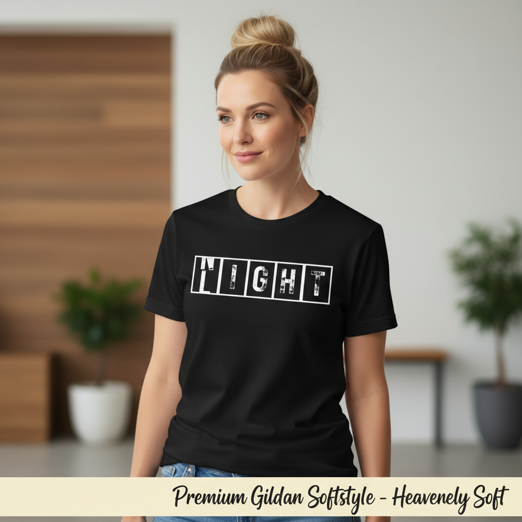 Walk By Faith Not By Night T-Shirt__space
