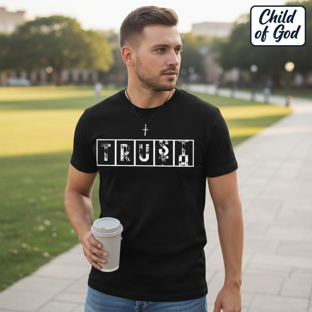 Bold TRUST Statement T-Shirt__lifestyle