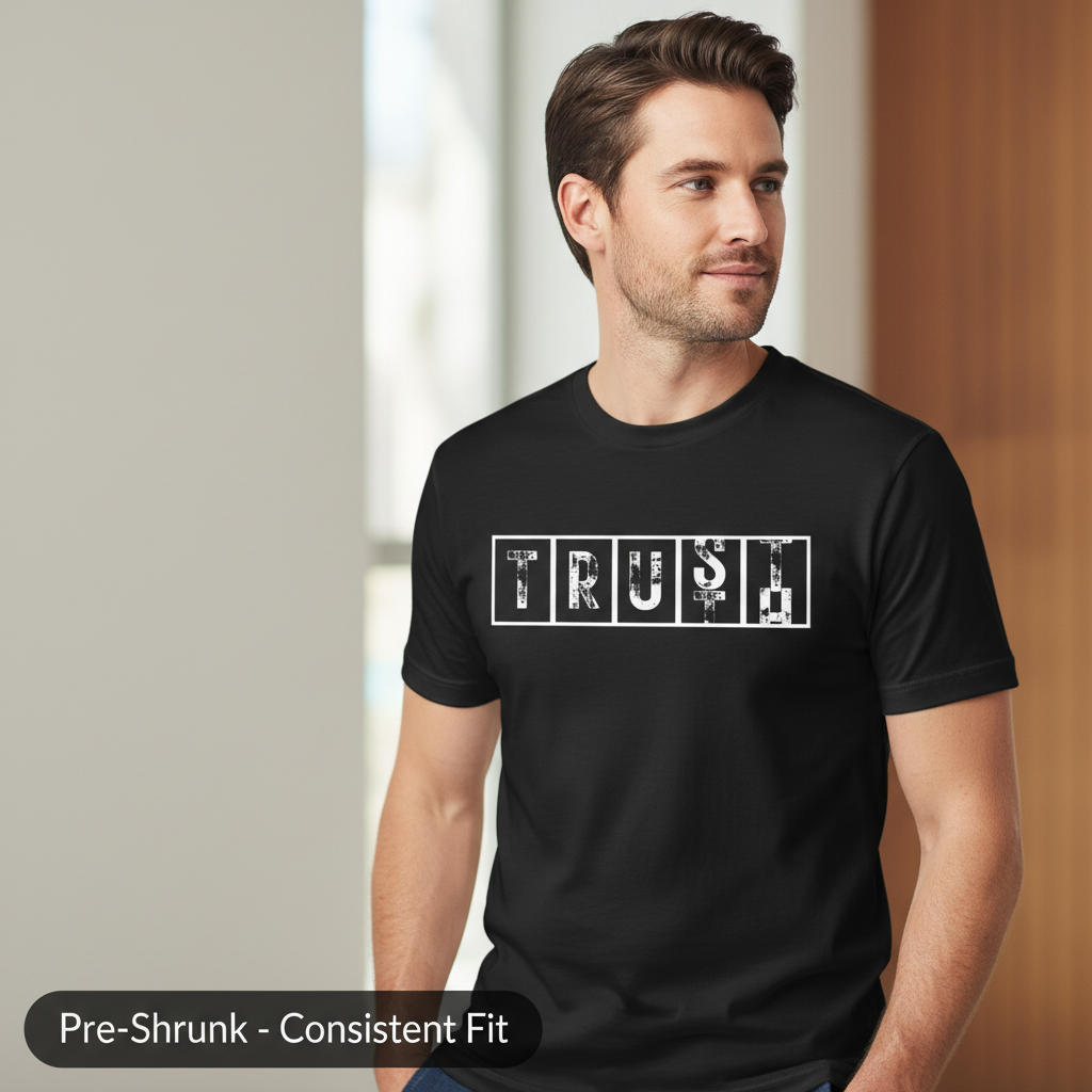 Bold TRUST Statement T-Shirt__space
