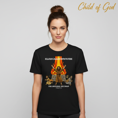 Elijah’s Fire Mic Drop T-Shirt__hero